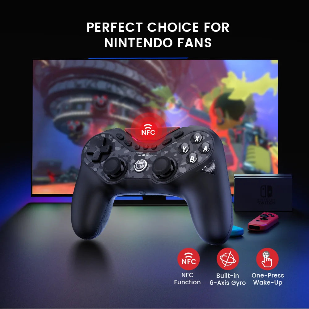 Manette GameSir Tarantula Pro pour Switch 2 - Sans Fil, Gyroscope 6 Axes, Effet Hall, NFC