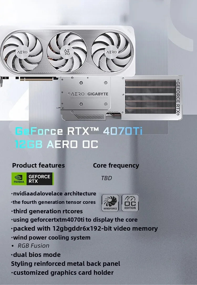 Gigabyte GeForce RTX 4070 Ti Wind Demon OC 12 Go GDDR6X