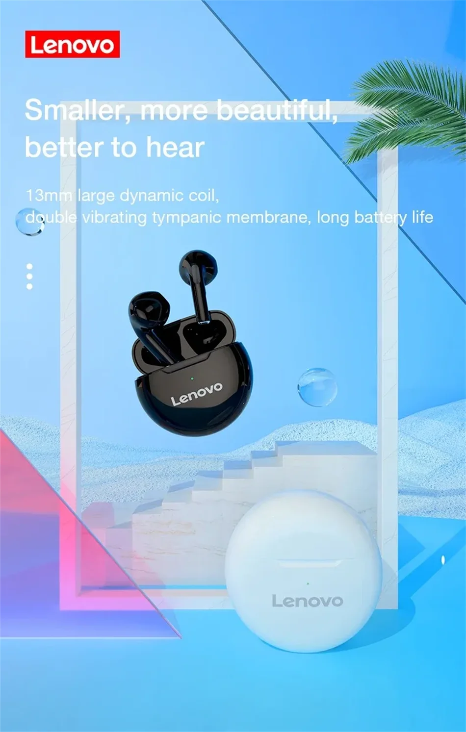Écouteurs Bluetooth Lenovo HT38 TWS