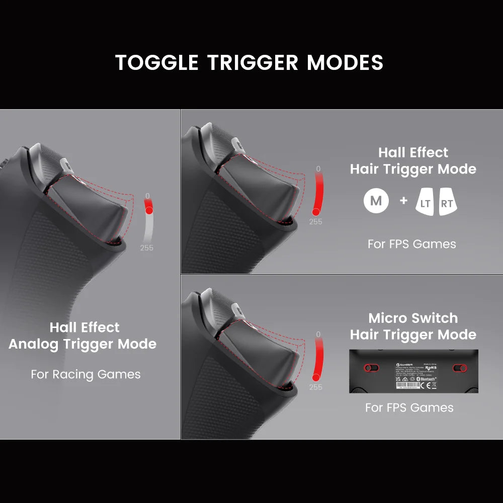 Manette GameSir Tarantula Pro pour Switch 2 - Sans Fil, Gyroscope 6 Axes, Effet Hall, NFC