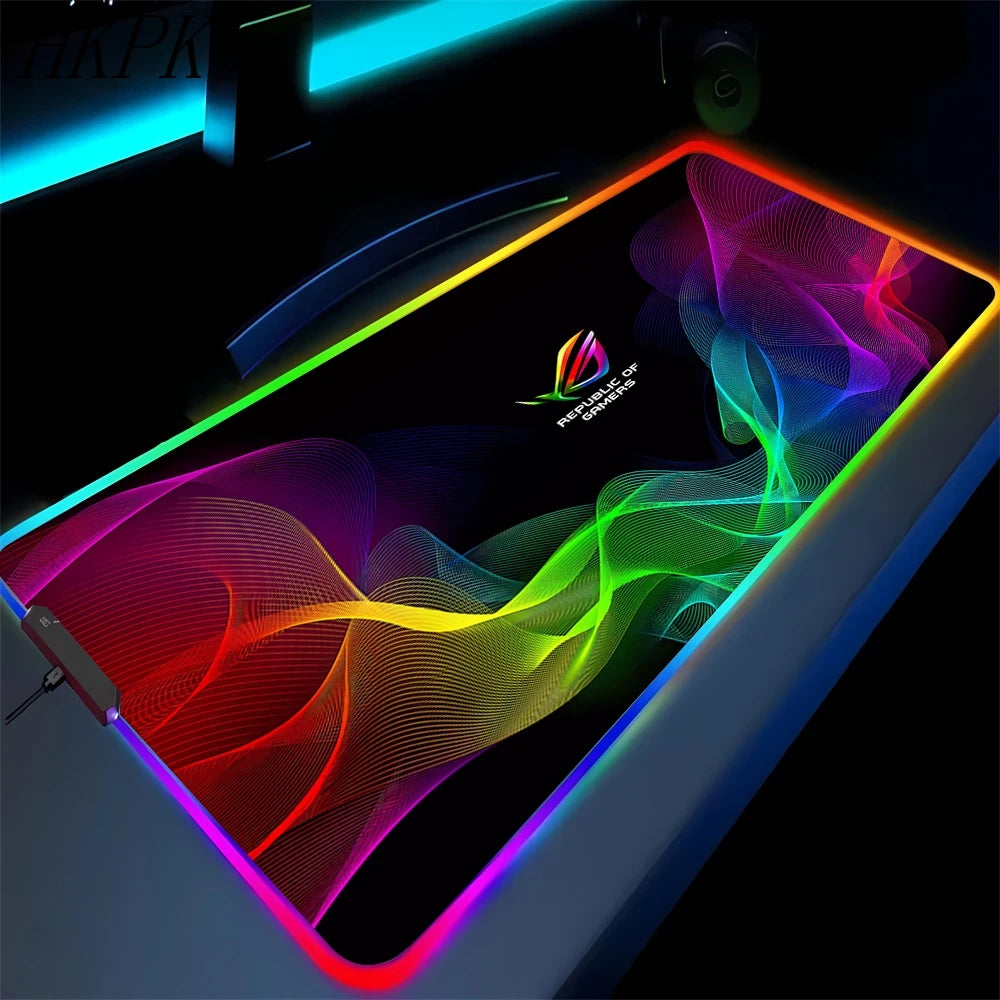Tapis de souris noir, tapis de souris gaming, tapis de souris gaming anime, tapis gaming, tapis de souris XXL mignon pour ordinateur, grand tapis de clavier gaming.