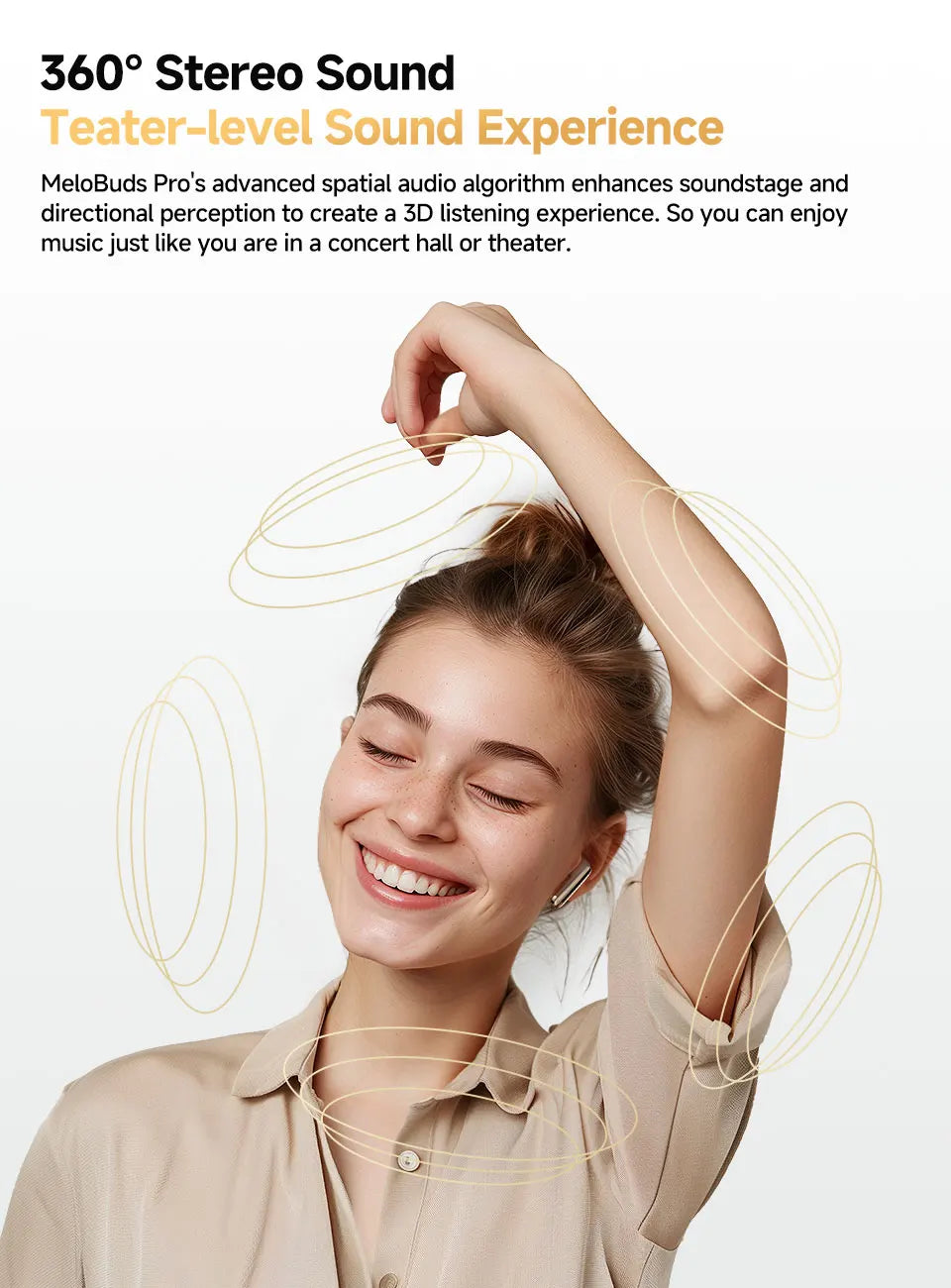 QCY MeloBuds Pro – Écouteurs Bluetooth ANC 46 dB