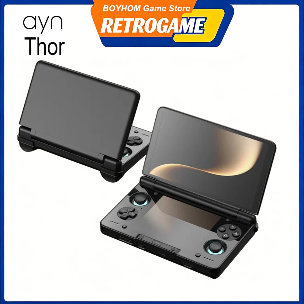 AYN Thor - Console de Jeu Portable Clamshell Android, Écran AMOLED 6" 120Hz