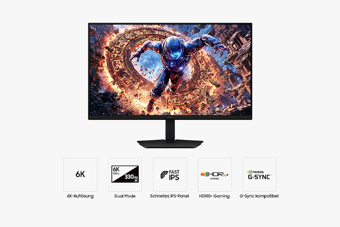 Samsung Odyssey G8 32" – Moniteur Gaming 6K 165Hz / 3K 330Hz IPS
